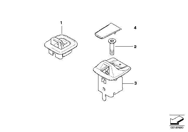 2008 BMW M3 Support, Child Seat Diagram