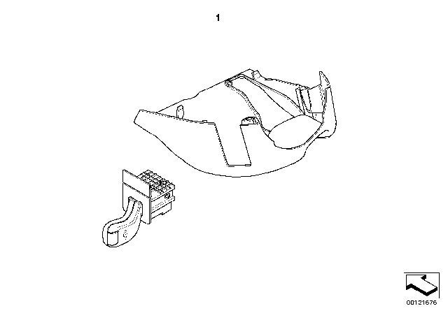 2005 BMW Z4 Cruise Control Installing Set Diagram for 65710152659