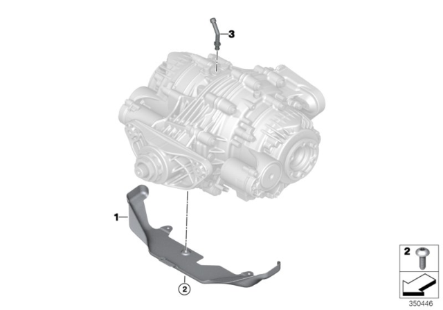 2017 BMW X6 Rear Axle Differential QMV Add-On Parts Diagram