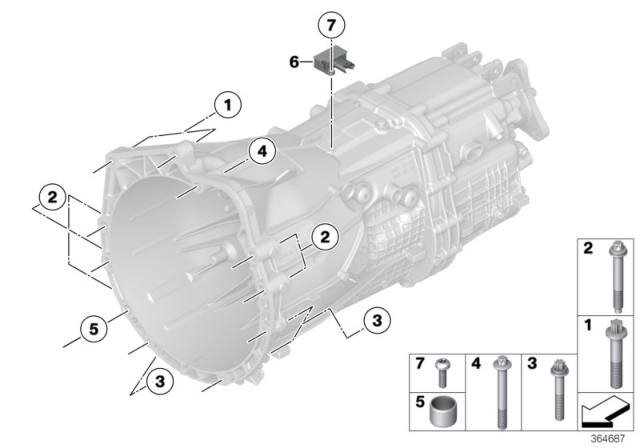 2020 BMW M4 Mounting / Suspension Diagram