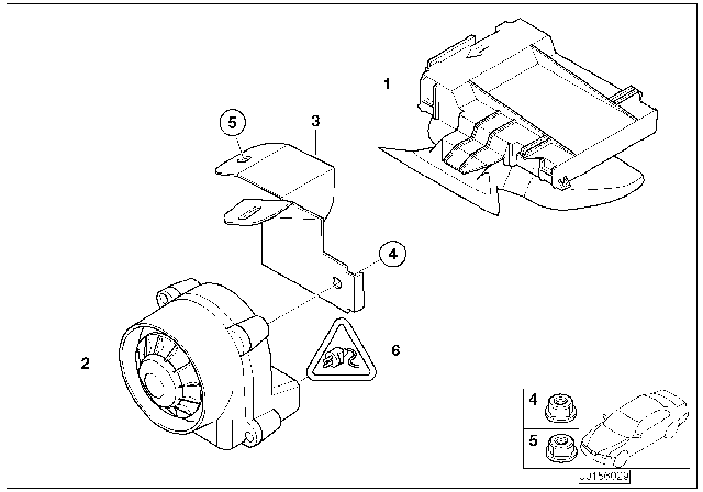 2007 BMW 760Li Alarm System Diagram