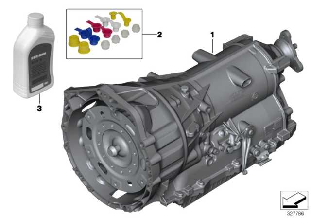 2011 BMW 528i Automatic Gearbox Eh Diagram for 24008617277