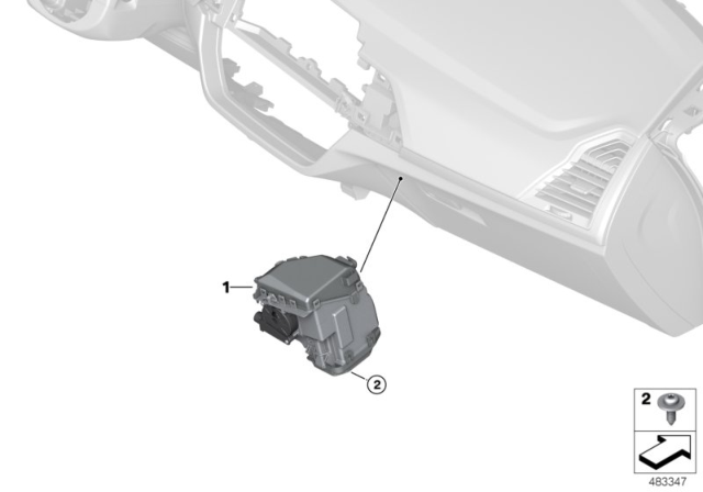 2019 BMW X3 Air Freshener Diagram