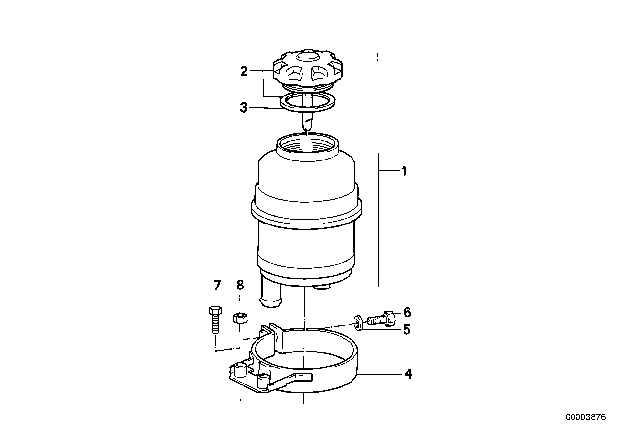 1993 BMW 525i Oil Carrier / Single Parts Diagram 2