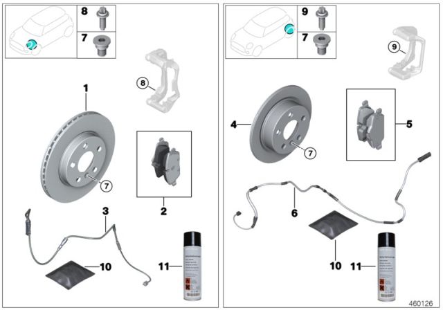 2019 BMW Z4 Service, Brakes Diagram 2