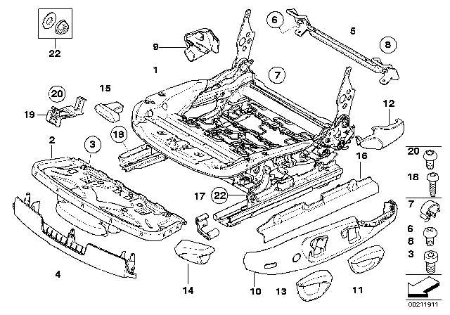 2011 BMW 135i Cover, Belt Catch Right Diagram for 52109129302