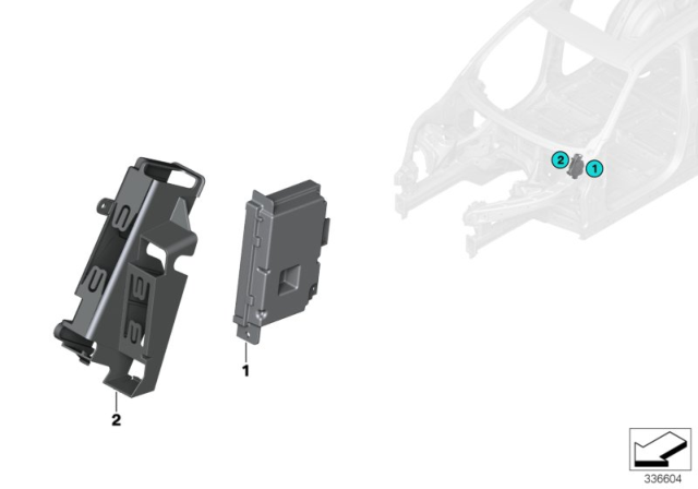 2014 BMW X5 Control Unit Cam - Based Driver Support System Diagram