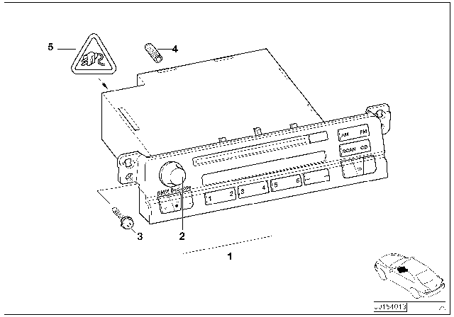 2005 BMW 325i Radio BMW Diagram 3