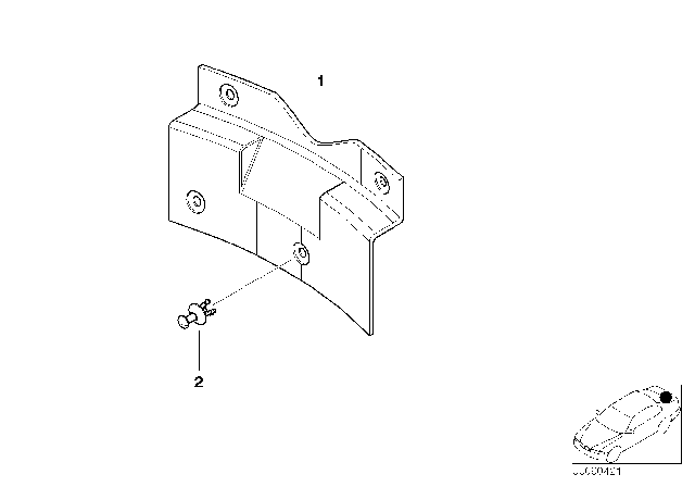 2004 BMW X5 Cable Covering Diagram