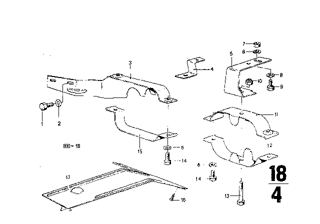 1976 BMW 3.0Si Cooling / Exhaust System Diagram 2