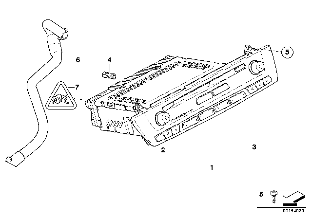 2006 BMW Z4 CID Control, MD Diagram