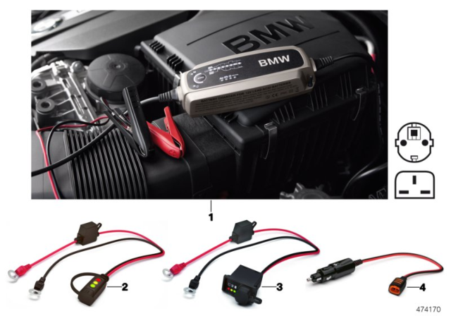 2017 BMW X3 Battery Charger Diagram 1