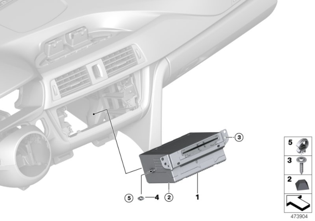 2019 BMW 440i Headunit Diagram 2