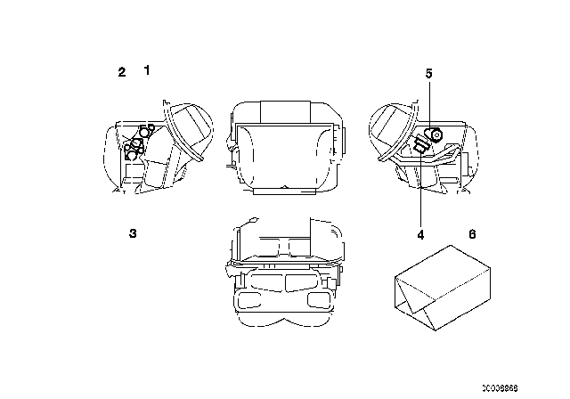 1995 BMW M3 Actuator For Automatic Air Condition Diagram