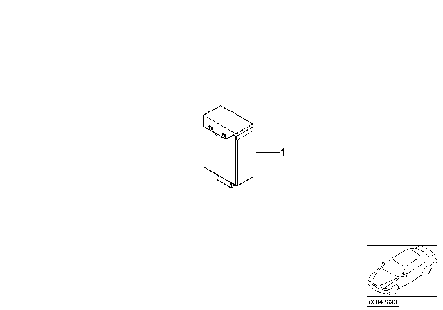 1999 BMW Z3 Control Unit,Oil Level And Temperature. Sensor Diagram for 12611438022