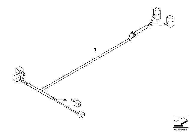 2011 BMW 335d Wiring Harness, Engine, Injector Module Diagram for 12517808216