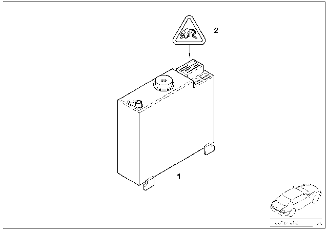 2004 BMW X5 On-Board Monitor Diagram 2