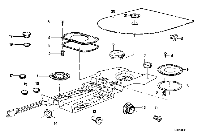 1979 BMW 320i Protective Plug Diagram for 17114670114