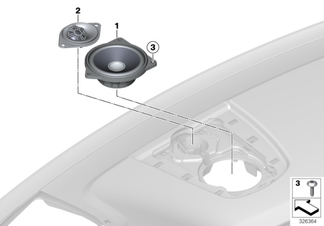 2019 BMW X6 Loudspeaker Diagram