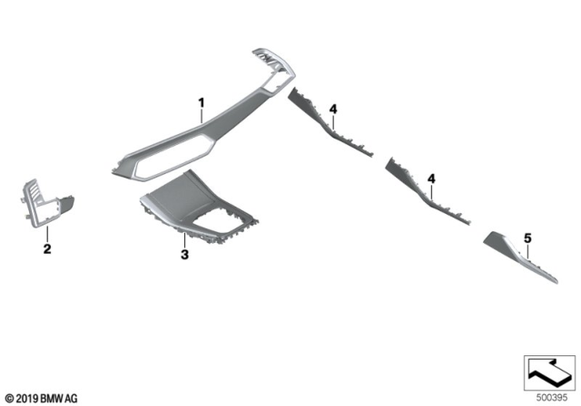 2020 BMW X7 TRIM, SIDE TRIM PANEL 'FINEL Diagram for 51477997066