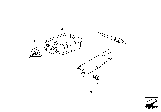 2011 BMW X5 Glow Plug Unit Diagram