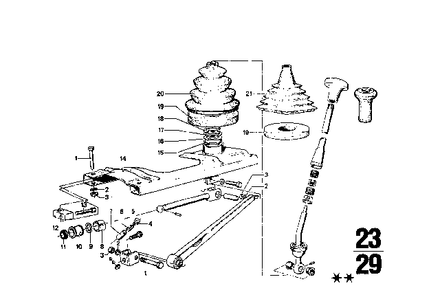 1969 BMW 2000 Washer Diagram for 23411466119