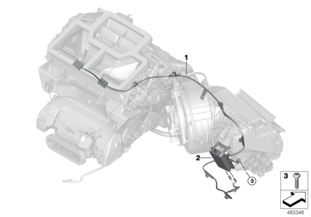 2019 BMW X3 Ioniser Diagram for 64119394271