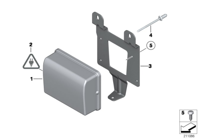 2012 BMW 535i GT Acc-Sensor Diagram