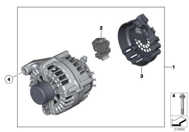 2018 BMW X5 Alternator Diagram