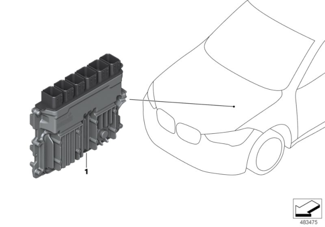 2020 BMW X2 DME Diagram