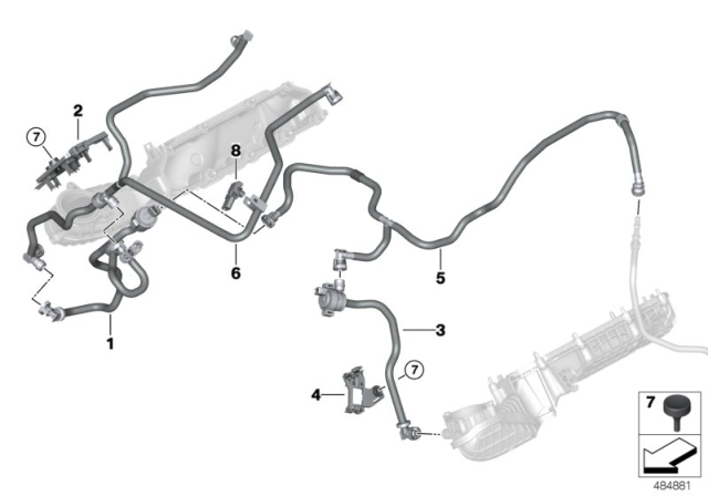 2020 BMW M8 Fuel Tank Breather Valve Diagram