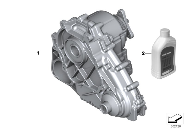 2015 BMW X3 Transfer Case ATC Diagram 1