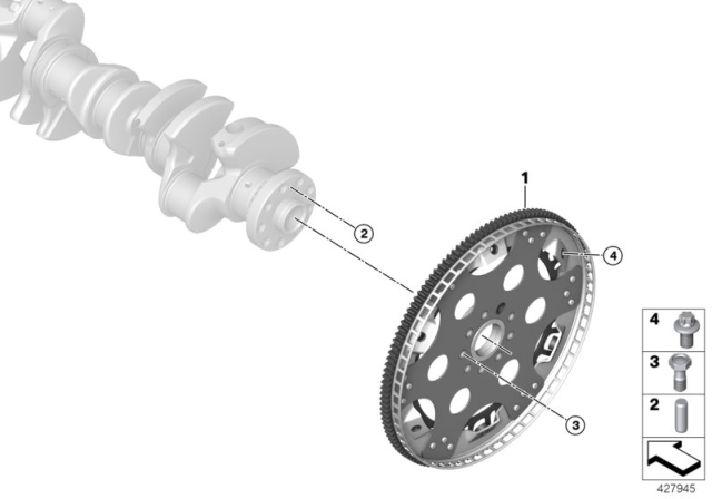 2018 BMW X5 M Flywheel Diagram