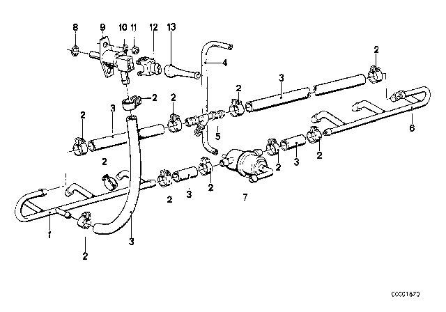 1976 BMW 530i Fuel Injection Diagram 1