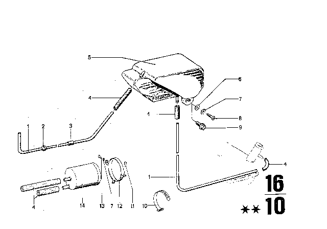 1969 BMW 2800 Fuel Tank Diagram 5