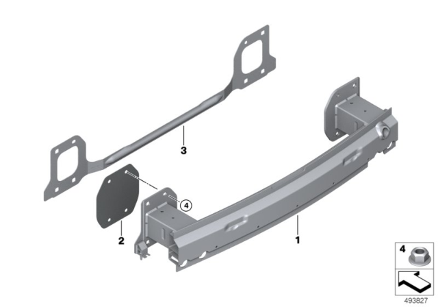 2020 BMW X5 Carrier, Rear Diagram