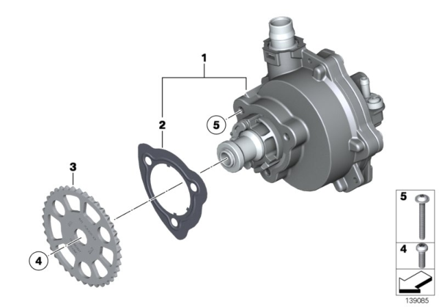 2013 BMW 328i Vacuum Pump Diagram