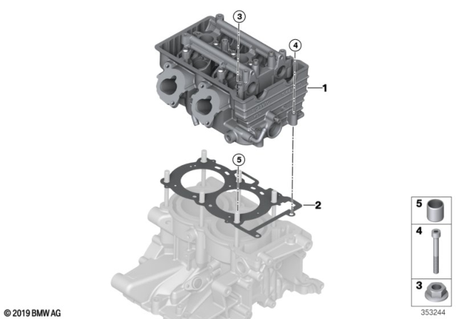 2020 BMW i3s COLLAR NUT Diagram for 11127729721