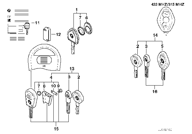 2007 BMW Z4 Radio Remote Control Diagram