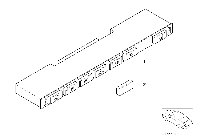 2004 BMW X5 Front Seat Heating Retrofit Diagram