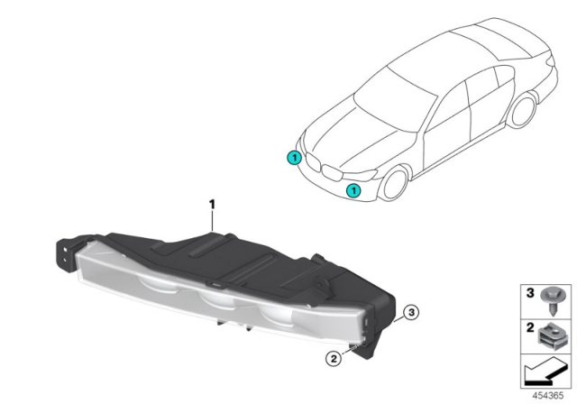 2018 BMW 740i Fog Lights Diagram