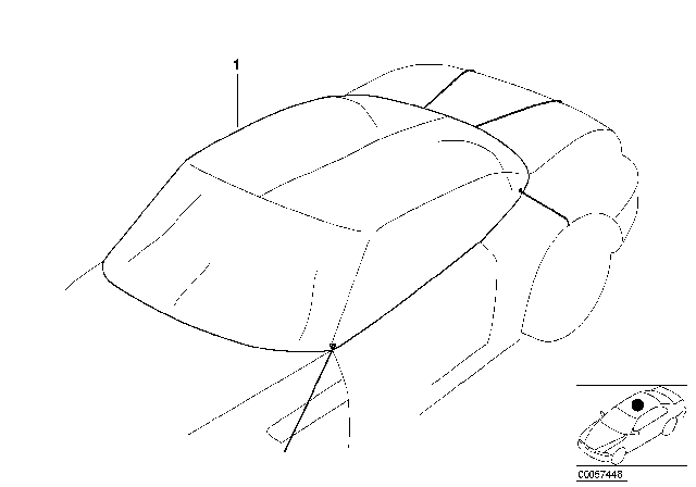 2002 BMW Z3 Cover Diagram 1