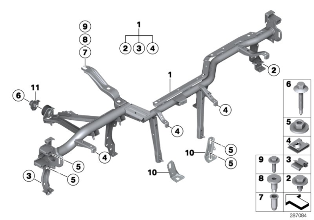 2015 BMW 228i Carrier Instrument Panel Diagram