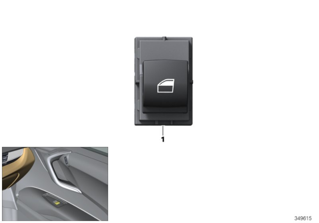 2020 BMW i8 Window Lifter Switch Diagram