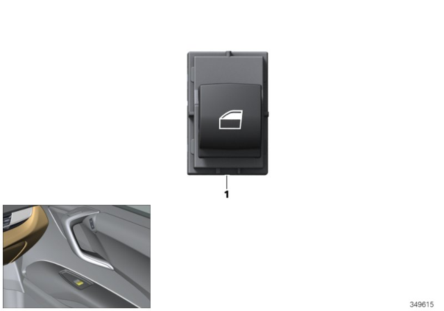 2017 BMW i8 Window Lifter Switch Diagram