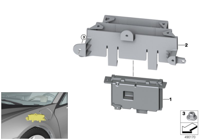 2014 BMW i8 Control Unit Cam - Based Driver Support System Diagram