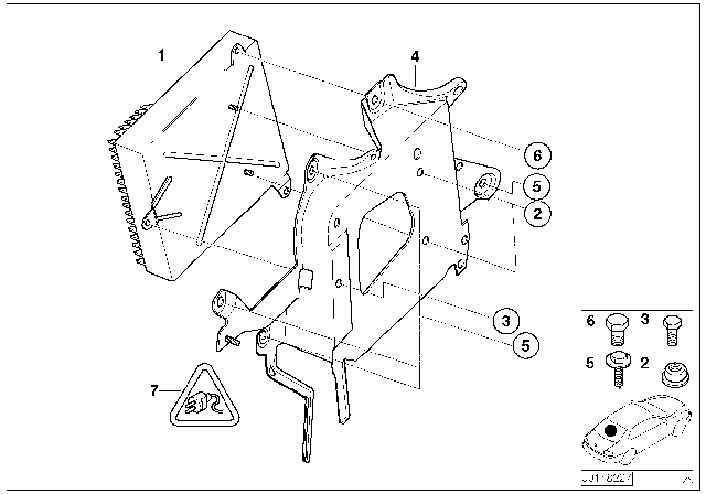 2001 BMW 330Ci Amplifier Diagram 1