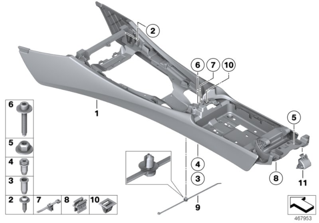 2013 BMW Z4 Drop Weight With Housing Diagram for 51169218703