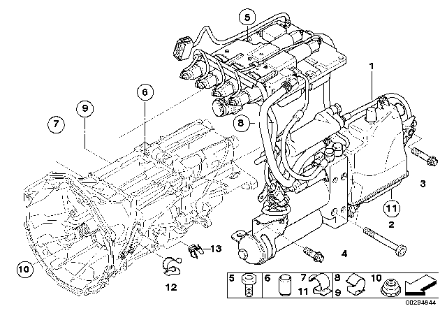 2009 BMW M6 Hydraulic Unit (GS7S47BG) Diagram 1