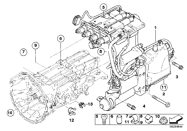 2009 BMW M5 Centering Sleeve Diagram for 23017838947